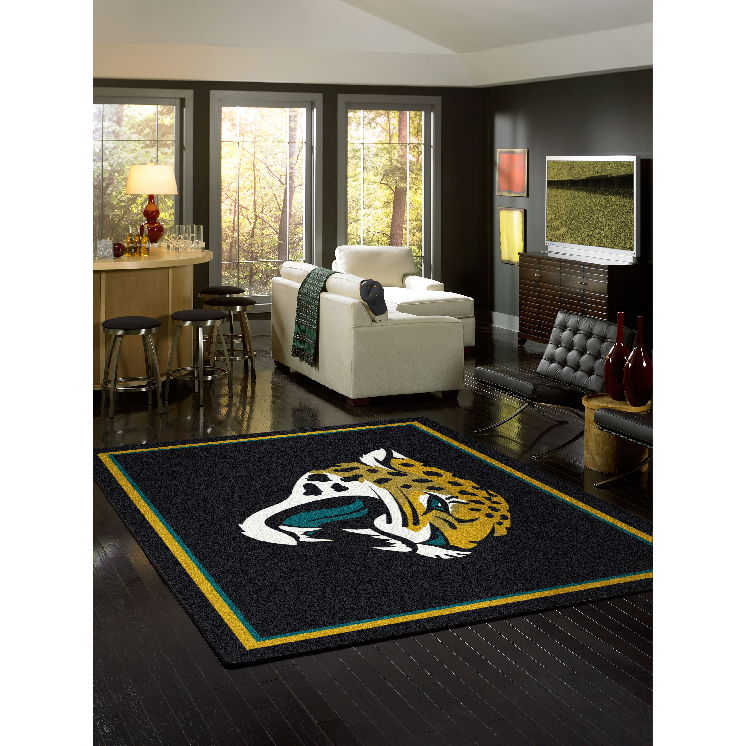 Jacksonville Jaguars 4 X 6 SPIRIT Rug