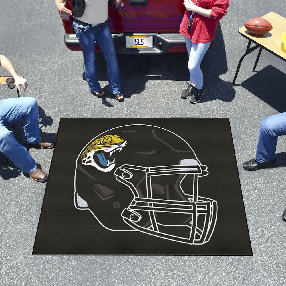 Jacksonville Jaguars TAILGATER 60 x 72 Rug - Helmet Logo