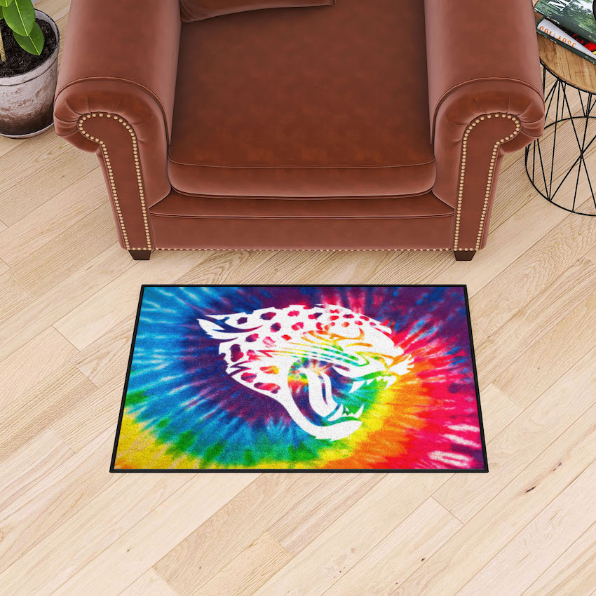 Jacksonville Jaguars TIE-DIE 20 x 30 Starter Floor Mat