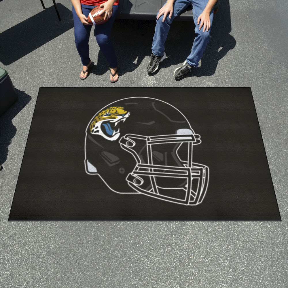 Jacksonville Jaguars ULTI-MAT 60 x 96 Rug - Helmet Logo