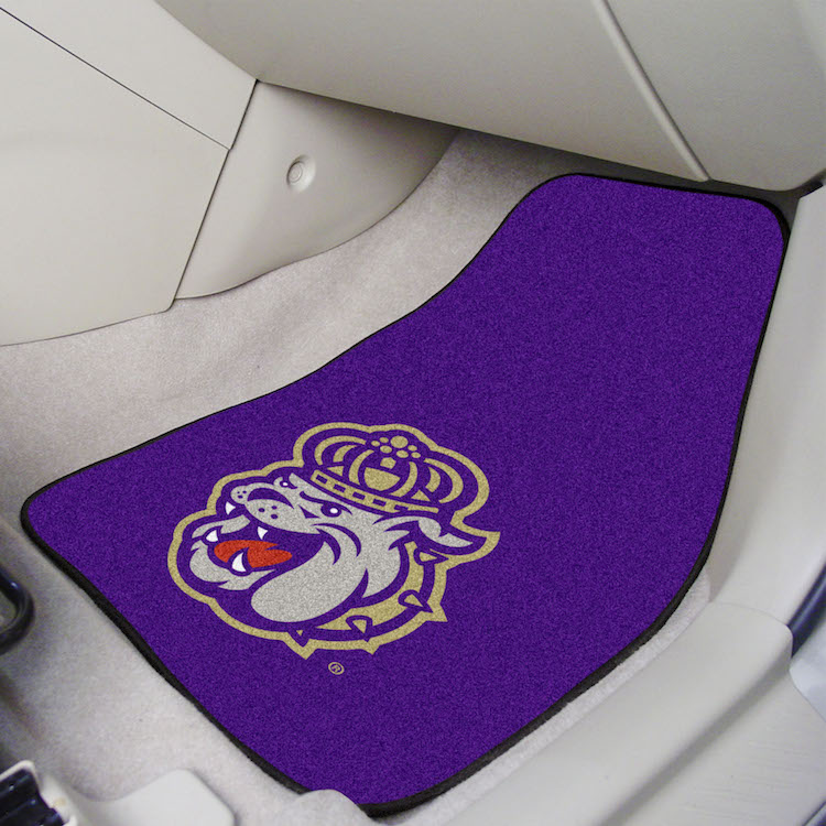 James Madison Dukes Car Floor Mats 18 x 27 Carpeted-Pair