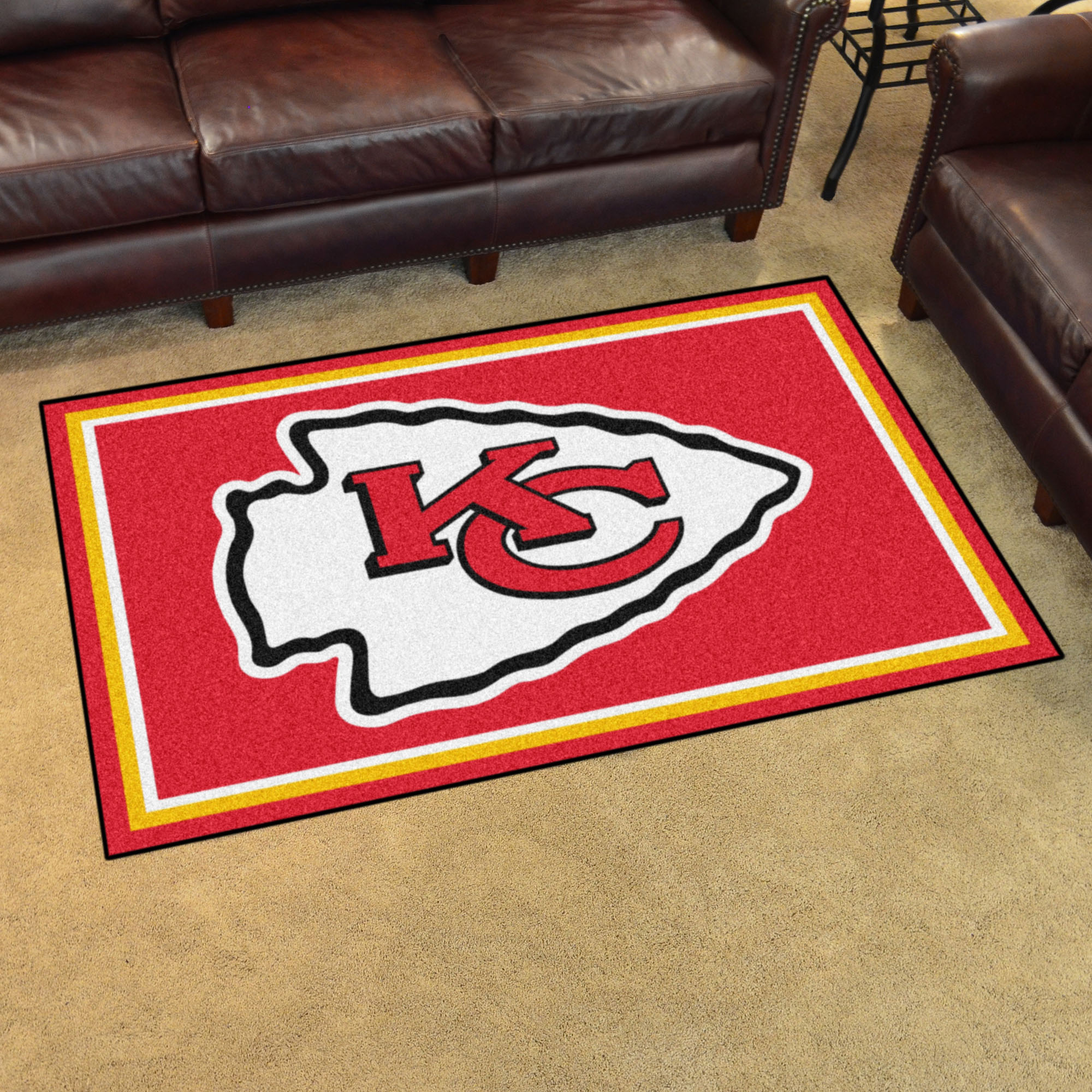 Kansas City Chiefs 4x6 Area Rug