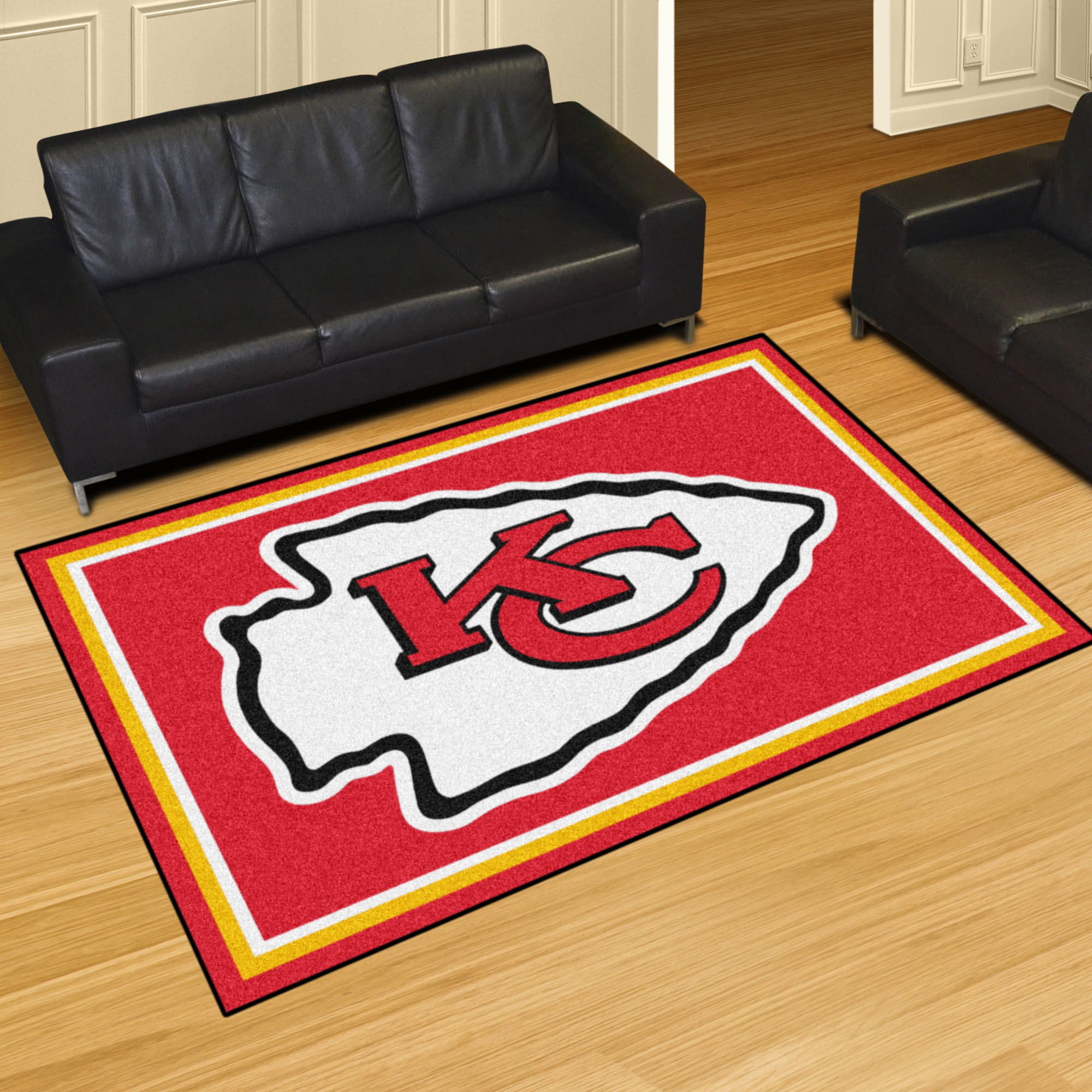 Kansas City Chiefs 5x8 Area Rug