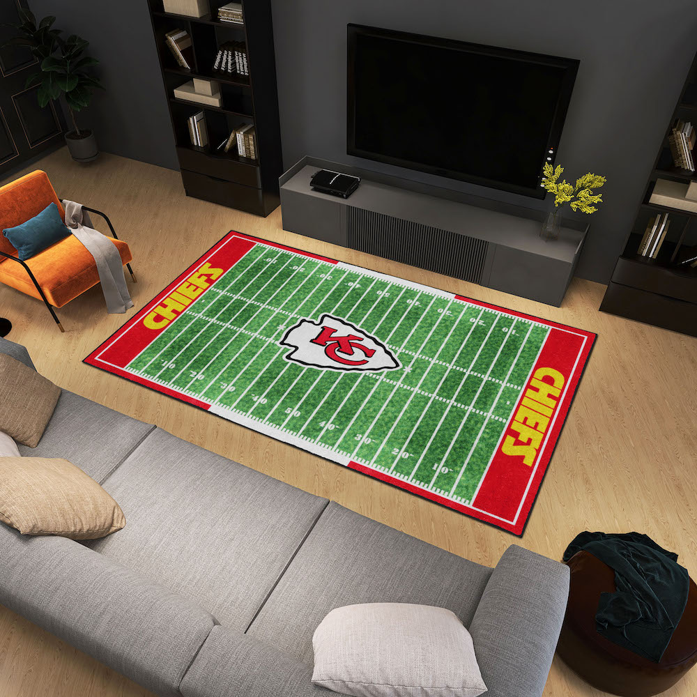 Kansas City Chiefs 6x10 Ft Ultra Plush Area Rug