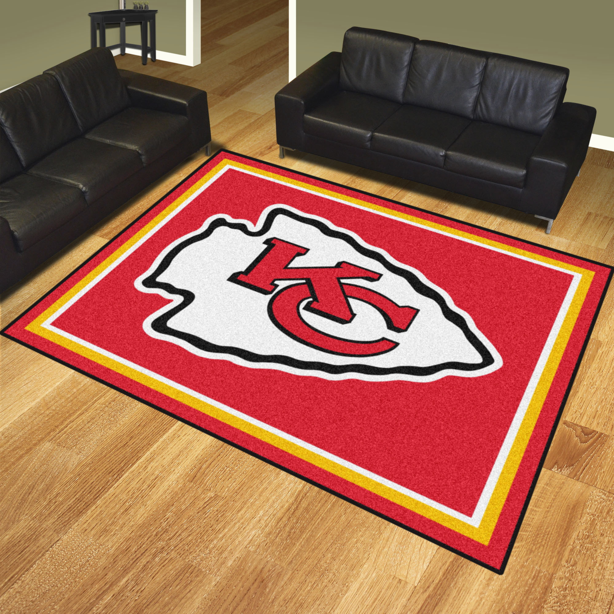 Kansas City Chiefs Ultra Plush 8x10 Area Rug