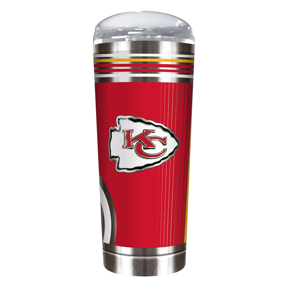 Kansas City Chiefs COOL VIBES 18 oz Roadie Travel Tumbler