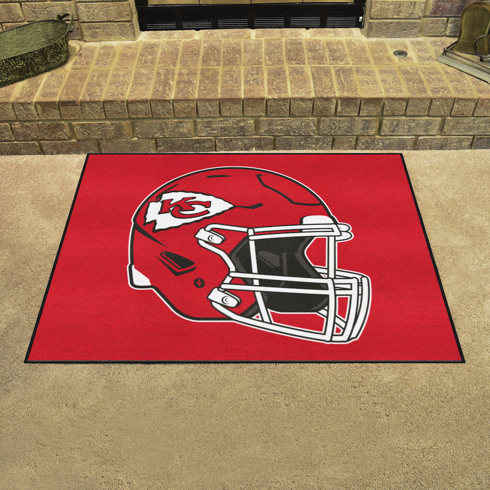 Kansas City Chiefs 34 x 45 ALL STAR Floor Mat - Helmet Logo