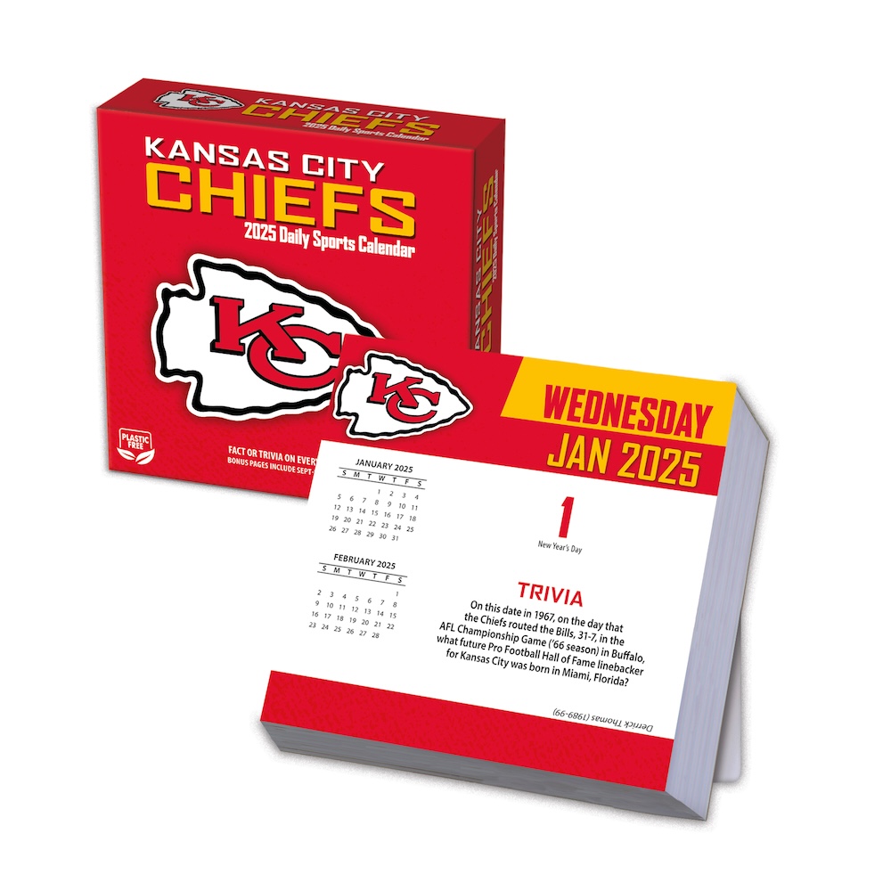 Kansas City Chiefs 2025 NFL Page-A-Day Box Calendar