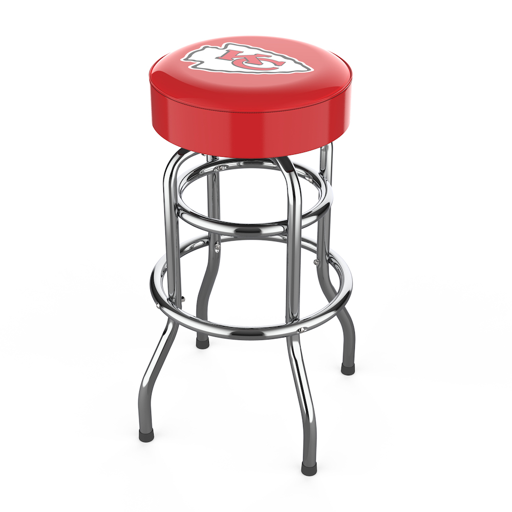 Kansas City Chiefs Chrome Bar Stool