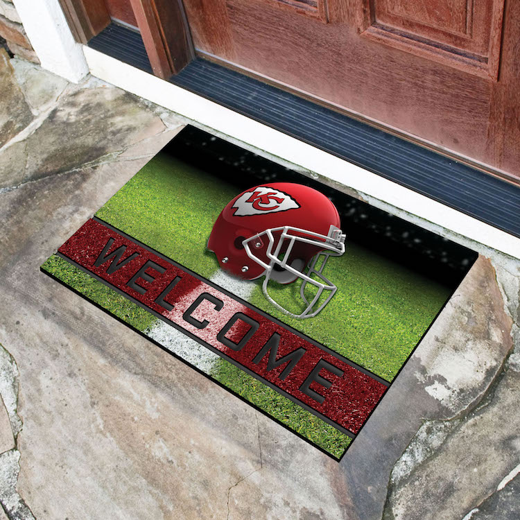 Kansas City Chiefs Recycled Crumb Rubber Door Mat