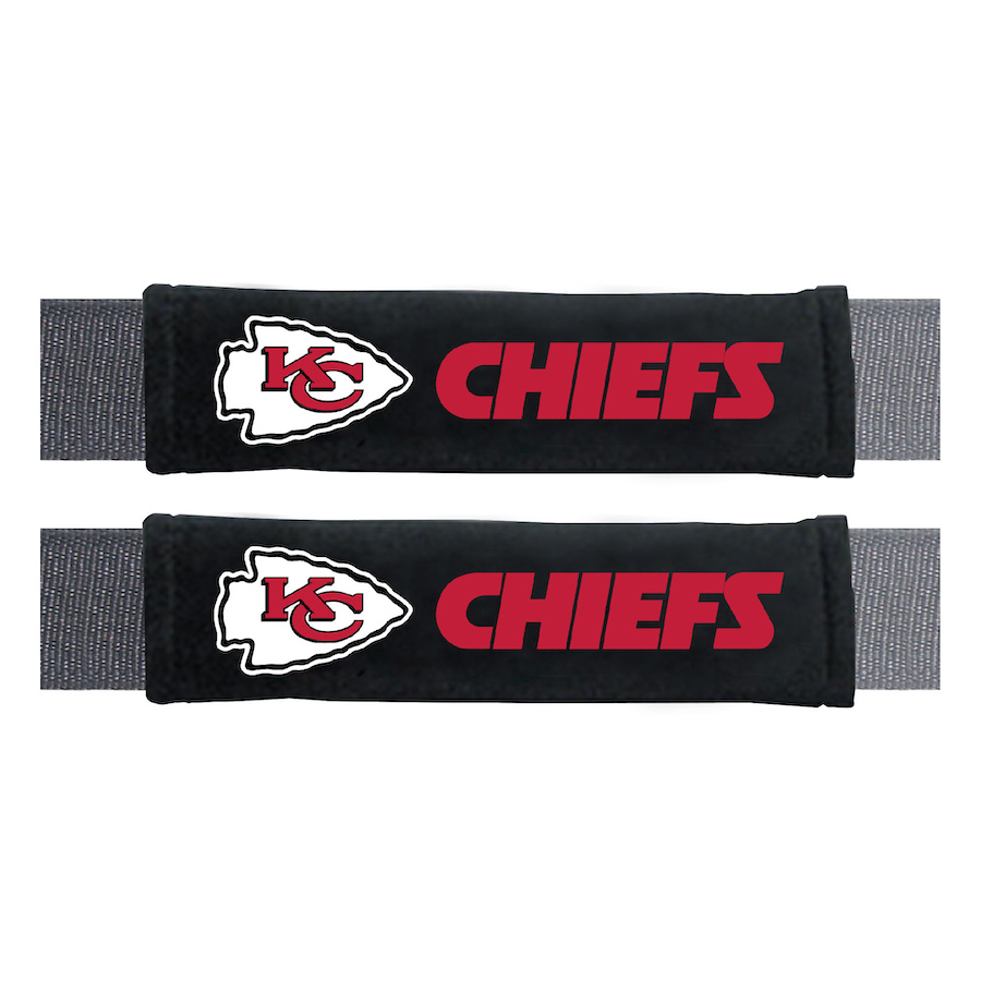 Kansas City Chiefs Embroidered Seatbelt Pad (set of 2)