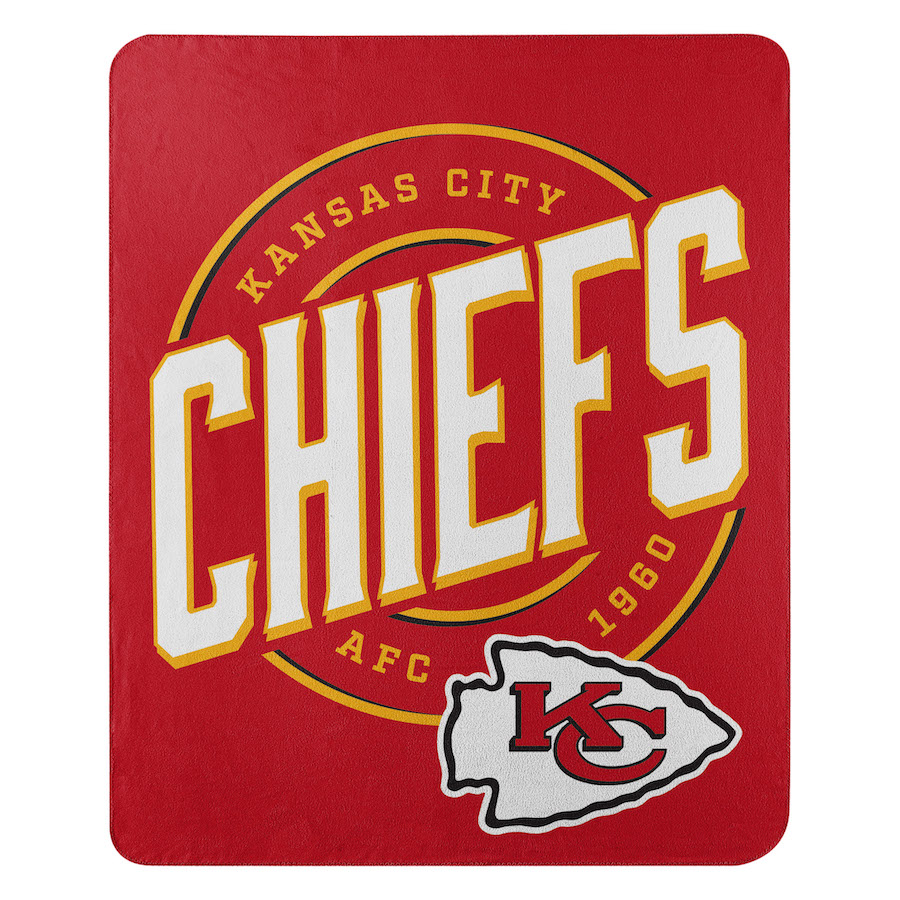 Kansas City Chiefs Fleece Throw Blanket 50 x 60