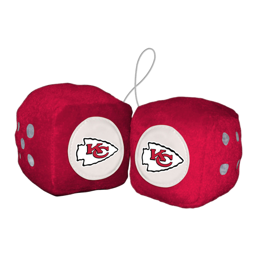 Kansas City Chiefs Fuzzy Dice