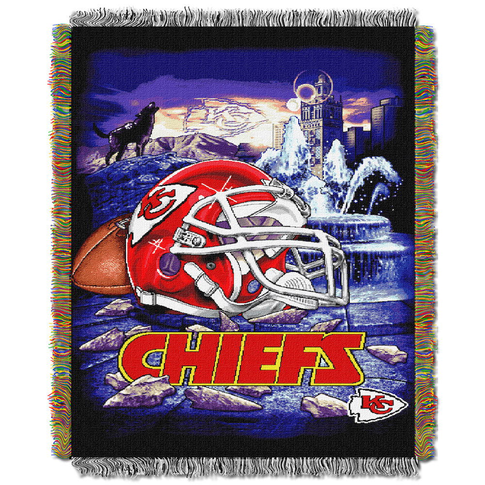 Kansas City Chiefs Home Field Advantage Series Tapestry Blanket 48 x 60