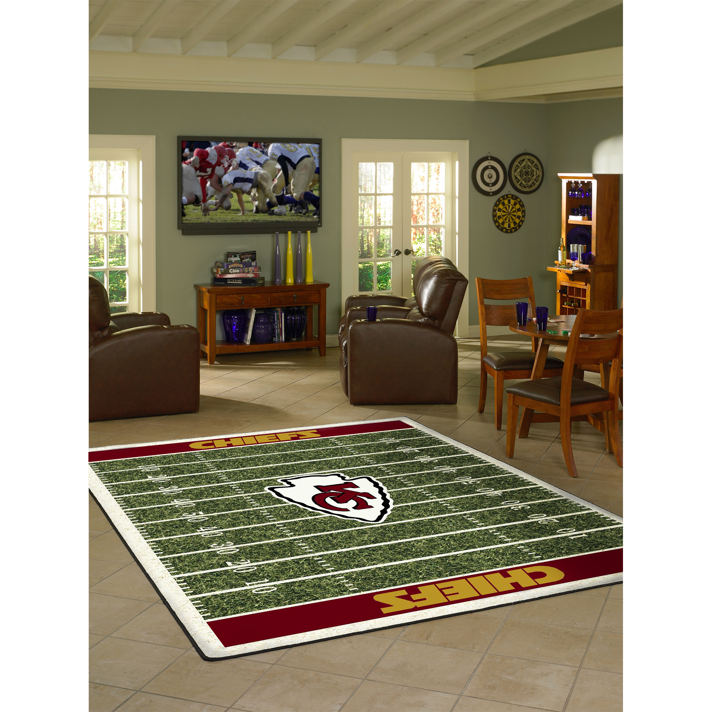 Kansas City Chiefs 4 X 6 HOMEFIELD Rug