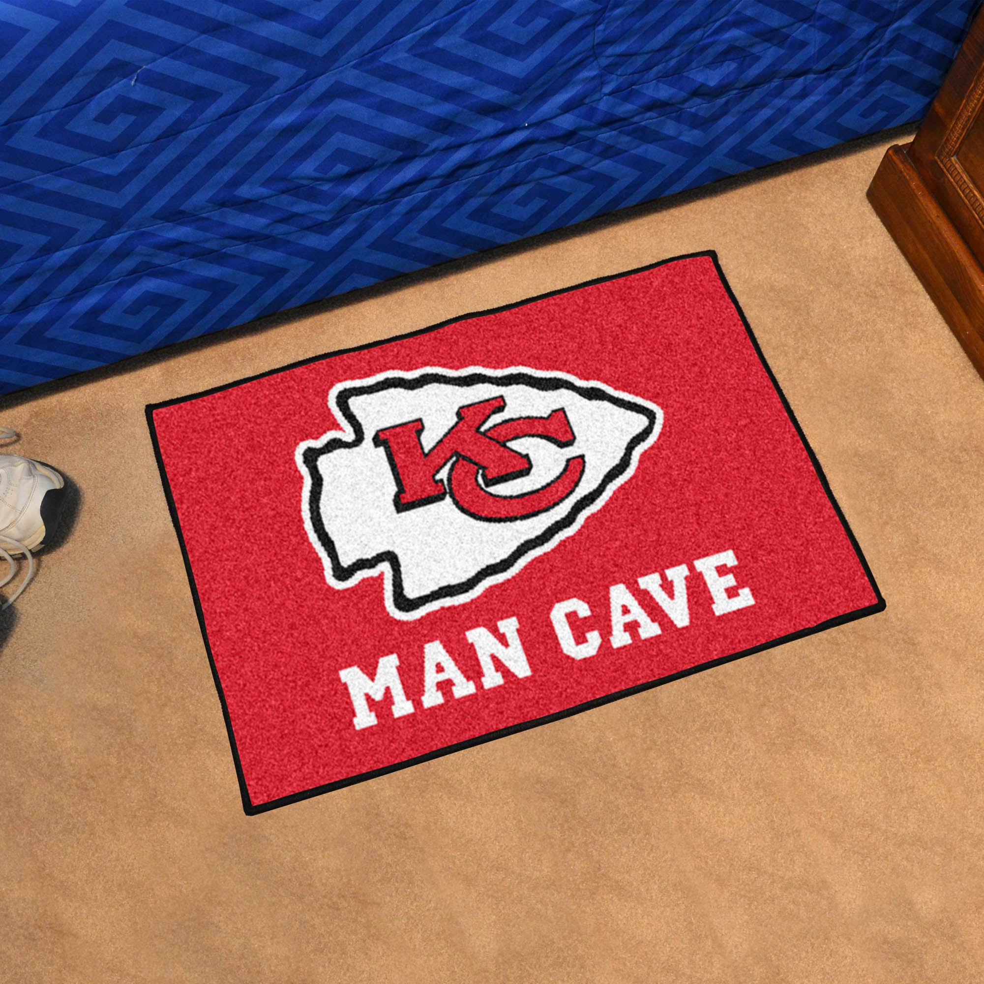 Kansas City Chiefs MAN CAVE 20 x 30 STARTER Floor Mat