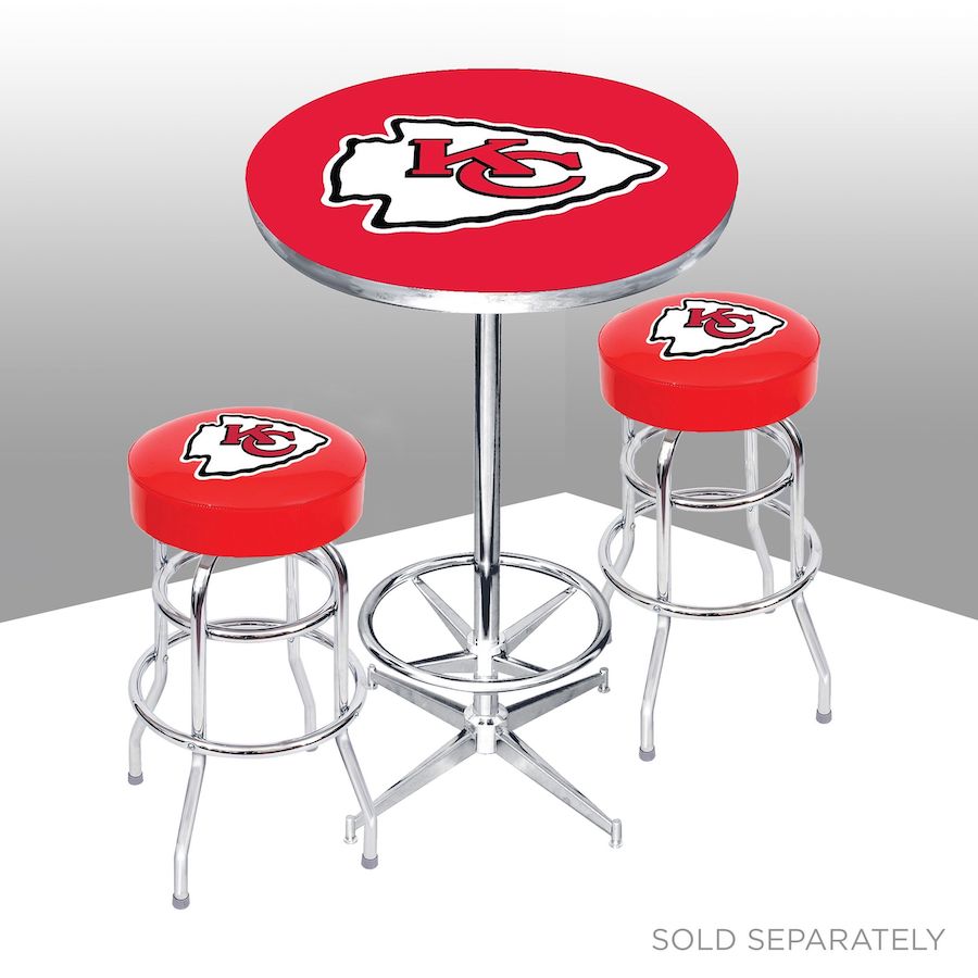 Kansas City Chiefs Chrome Bar Stool