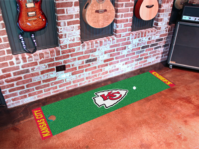 Kansas City Chiefs Putting Green Mat 18 x 72