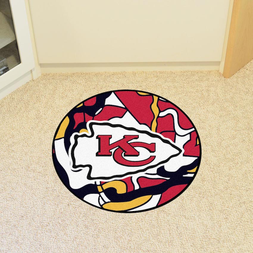 Kansas City Chiefs Quick Snap Roundel Mat