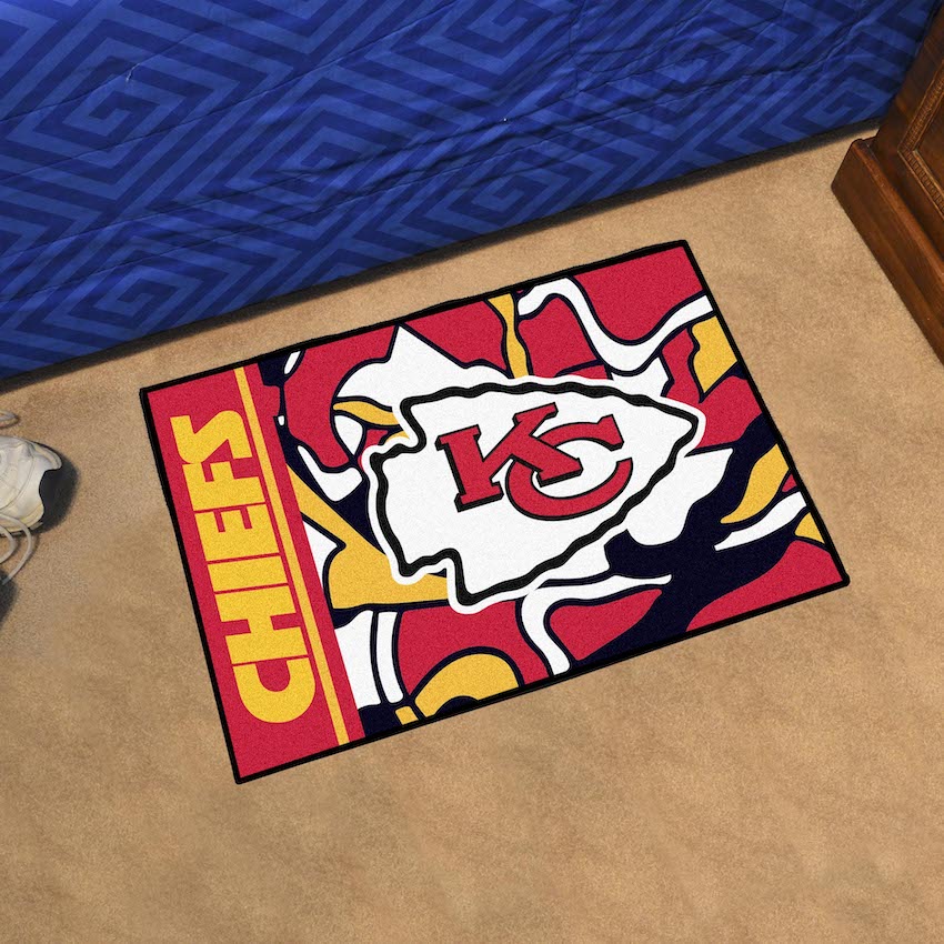 Kansas City Chiefs 20 x 30 Quick Snap Starter Floor Mat