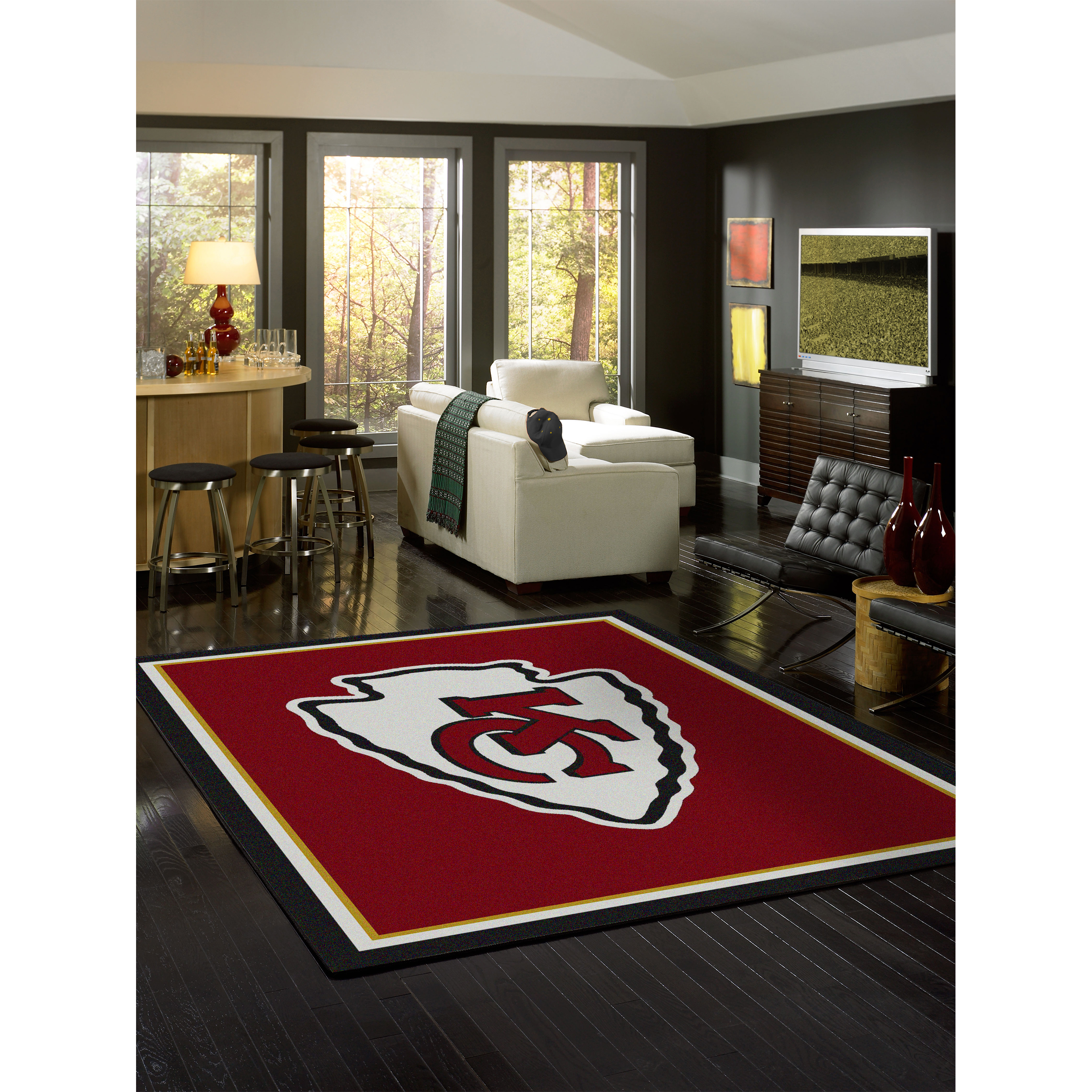 Kansas City Chiefs 4 X 6 SPIRIT Rug