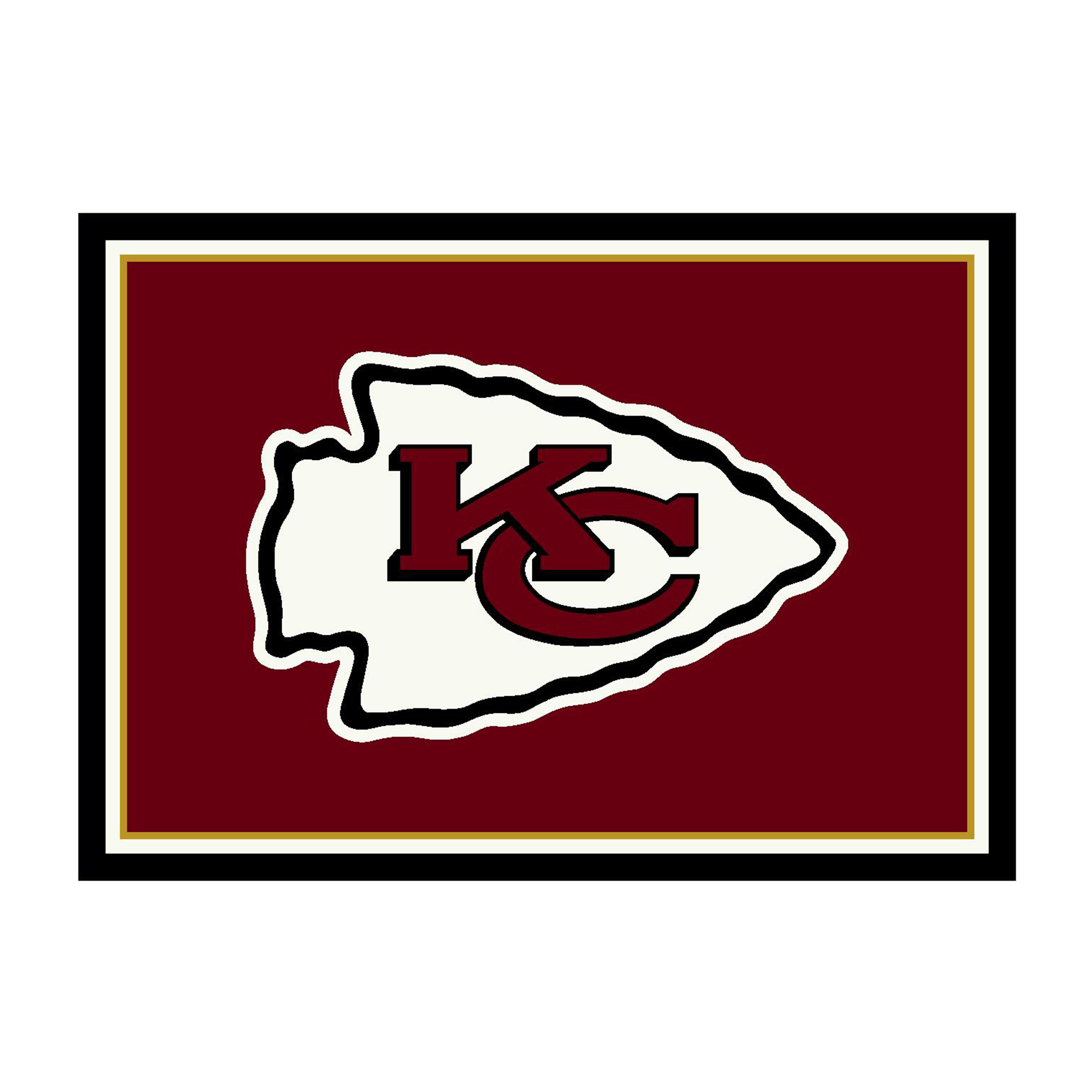 Kansas City Chiefs 6 X 8 SPIRIT Rug