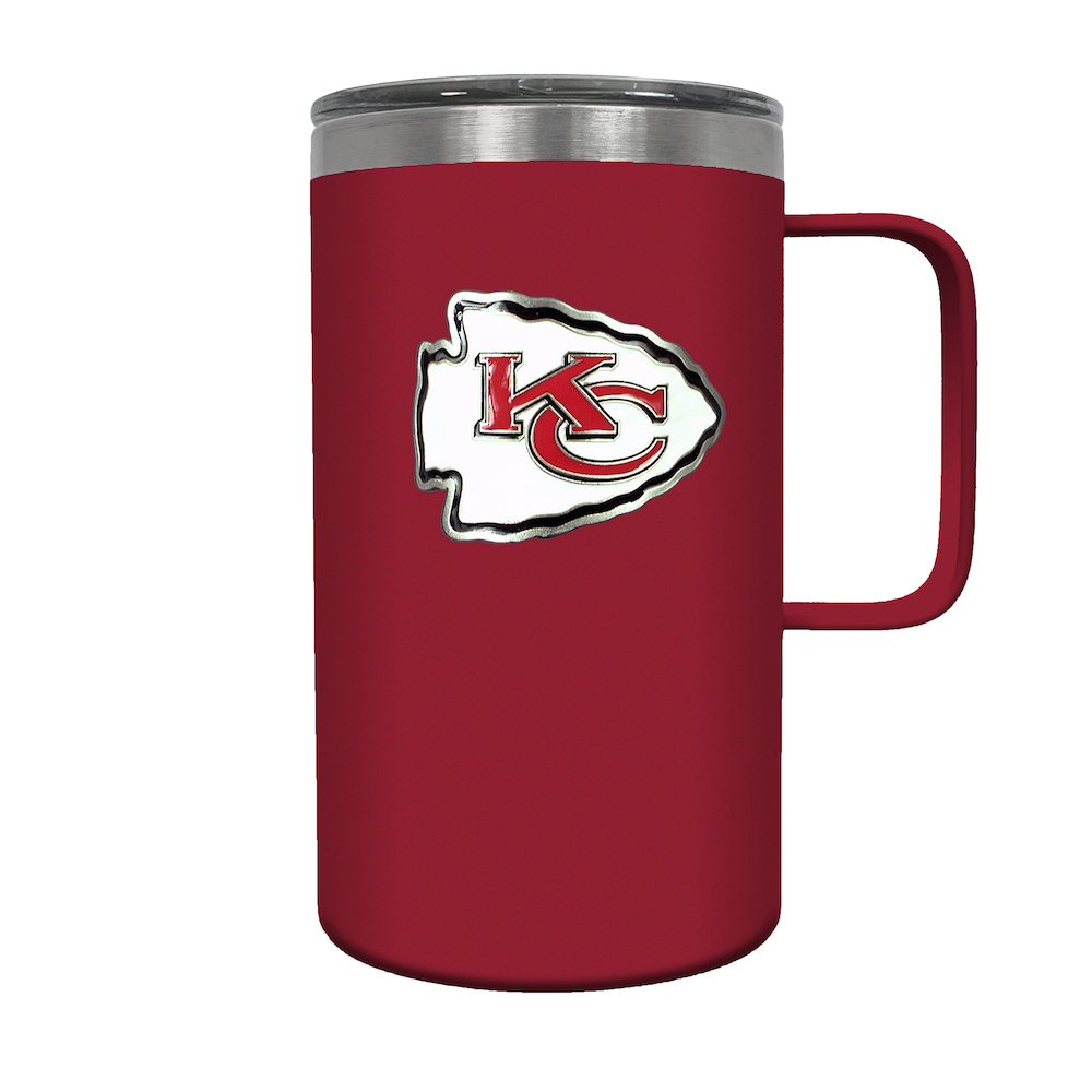 Kansas City Chiefs 18 oz HUSTLE Travel Mug - Team Color