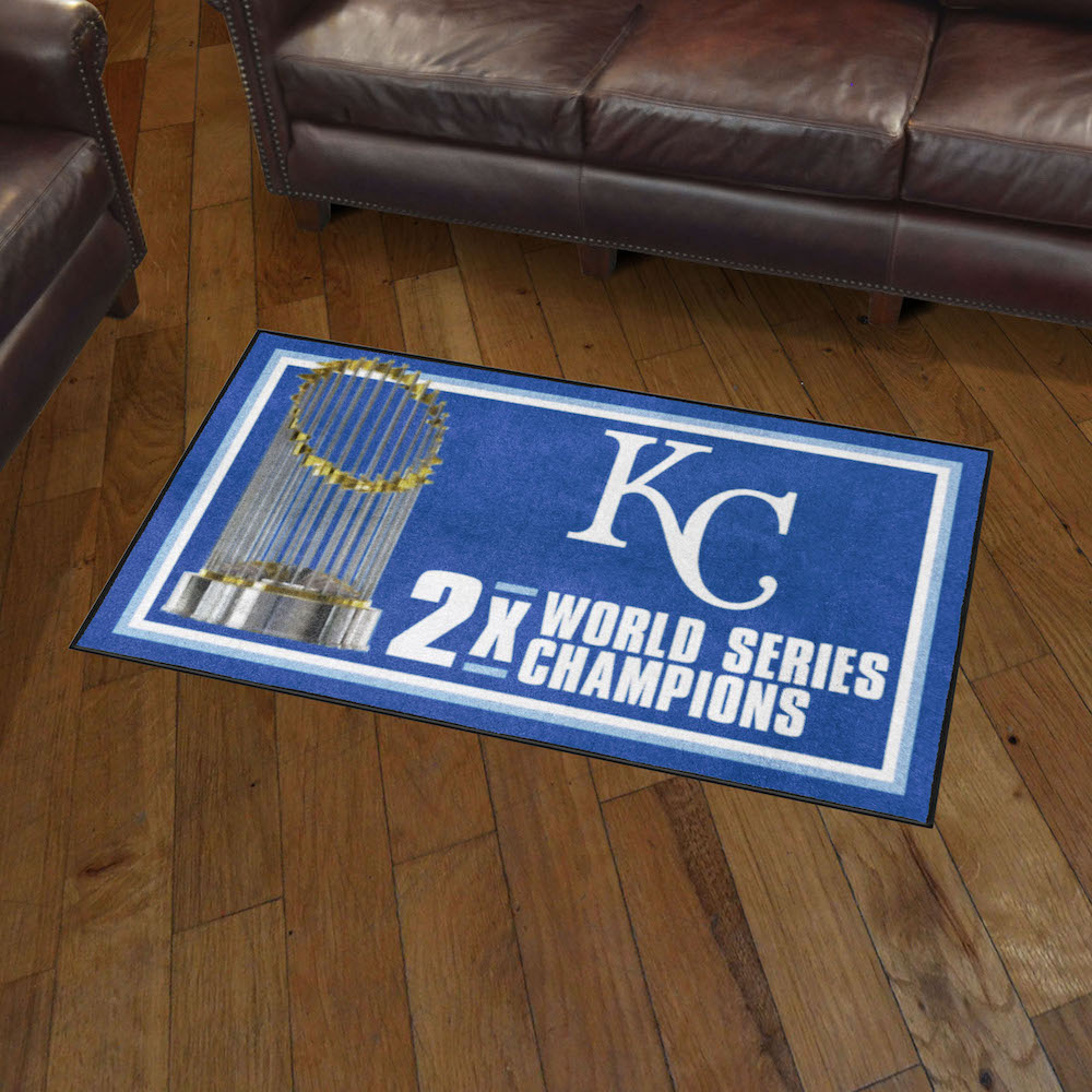 Kansas City Royals 3 x 5 DYNASTY Area Rug