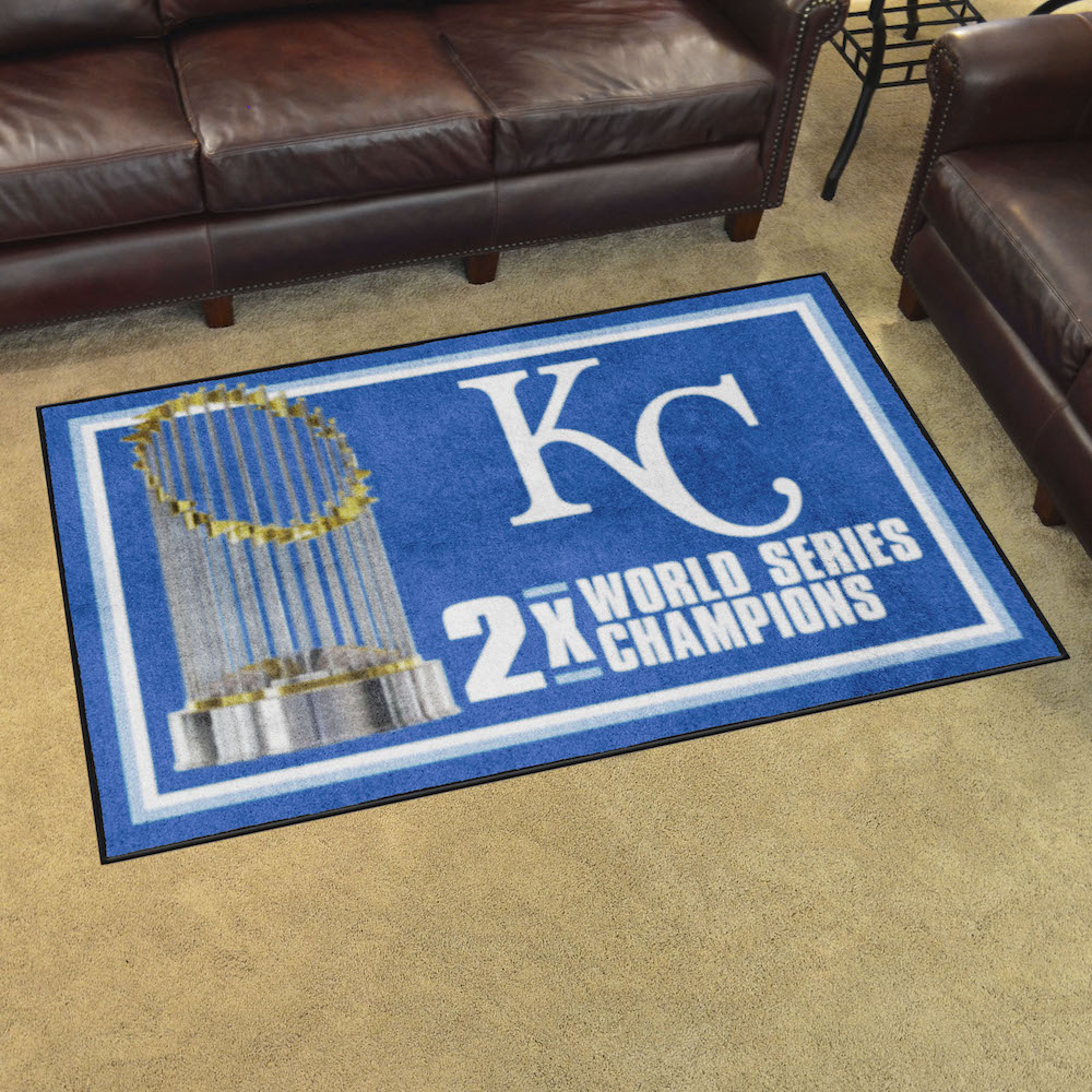 Kansas City Royals 4 x 6 DYNASTY Area Rug