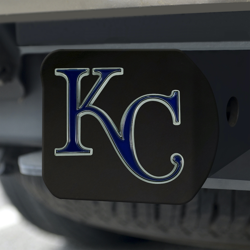 Kansas City Royals Black and Color Trailer Hitch Cover