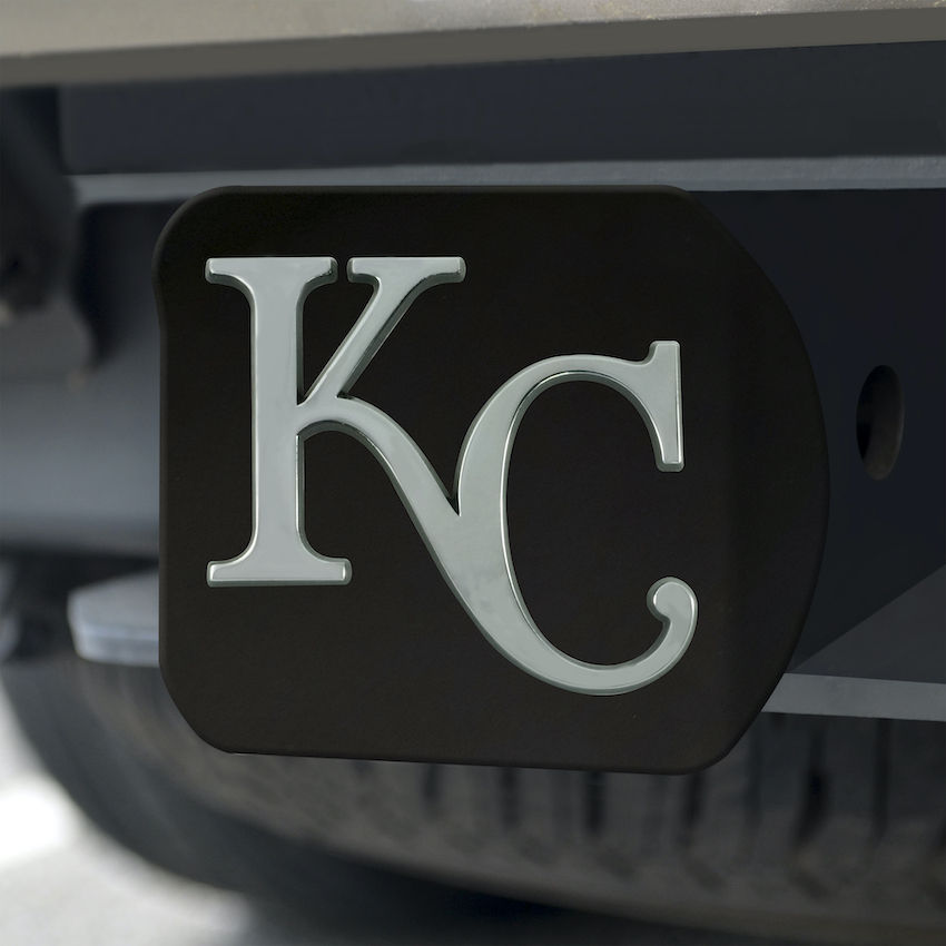 Kansas City Royals BLACK Trailer Hitch Cover