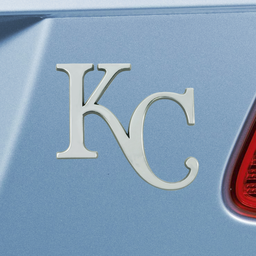 Kansas City Royals Chrome Metal Auto Emblem