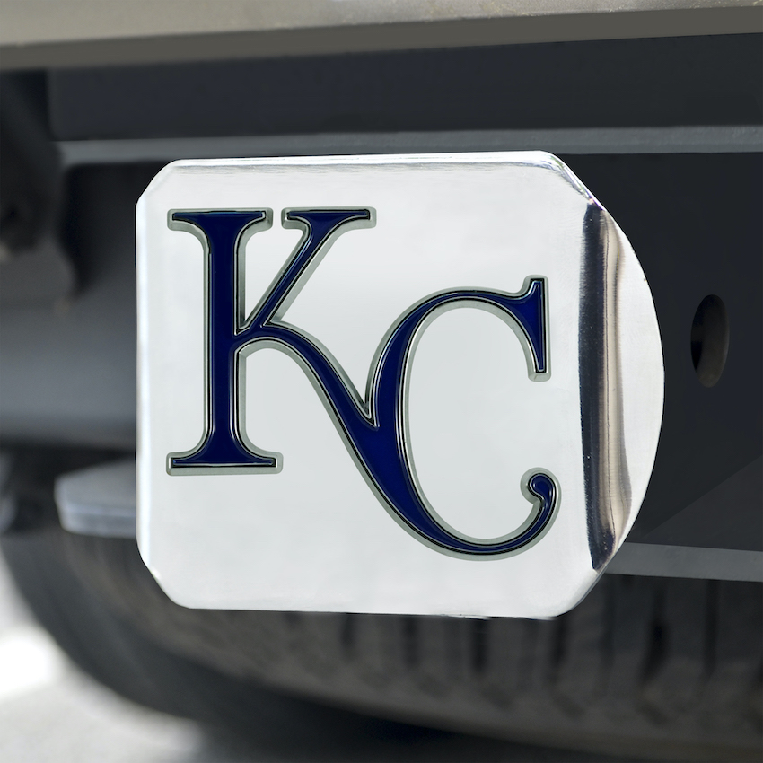 Kansas City Royals Color Chrome Trailer Hitch Cover