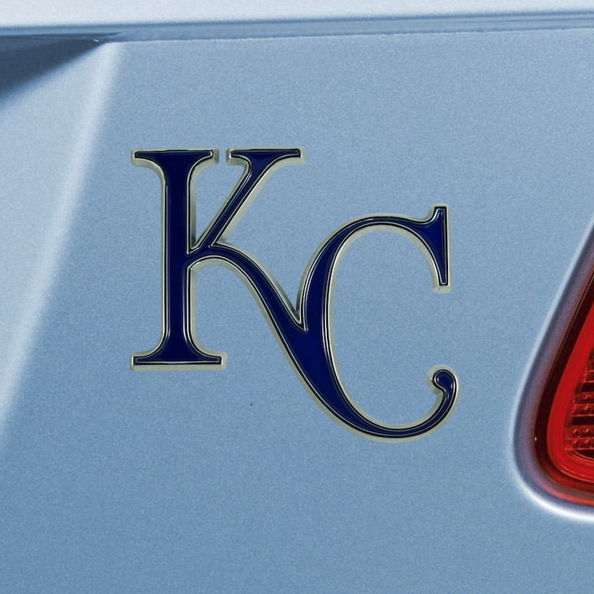 Kansas City Royals Color Metal Auto Emblem