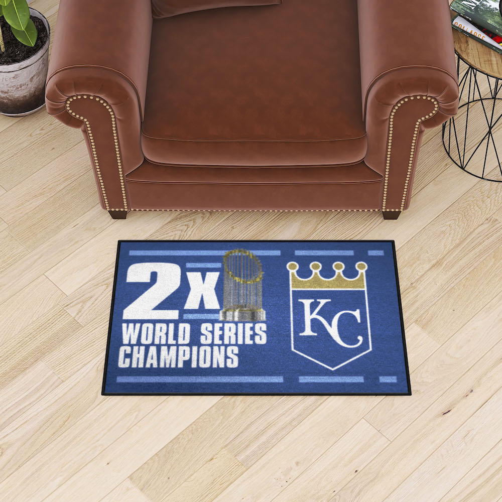 Kansas City Royals DYNASTY Floor Mat - 20 x 30 inch Starter style