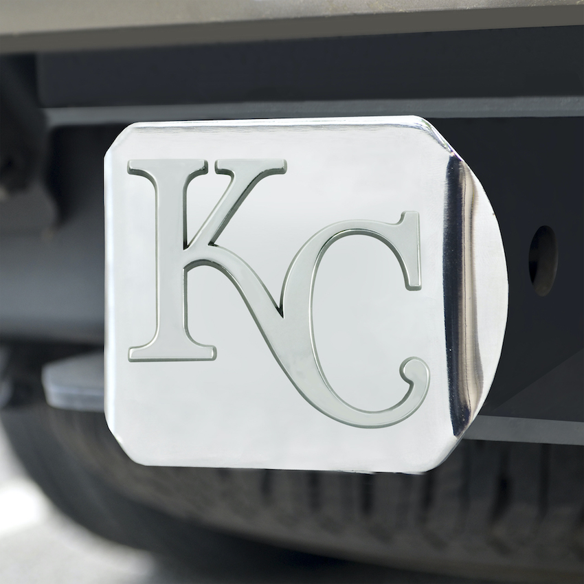 Kansas City Royals Chrome Trailer Hitch Cover