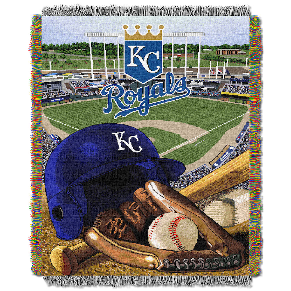 Kansas City Royals Home Field Advantage Series Tapestry Blanket 48 x 60