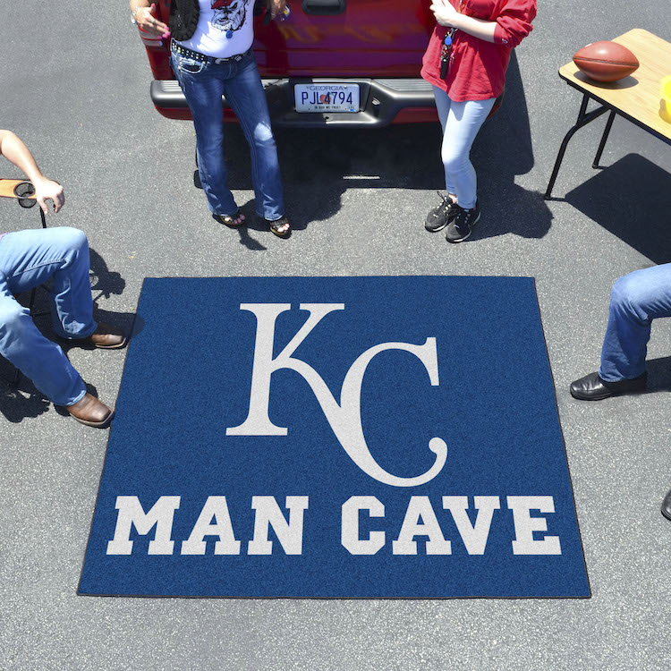 Kansas City Royals MAN CAVE TAILGATER 60 x 72 Rug
