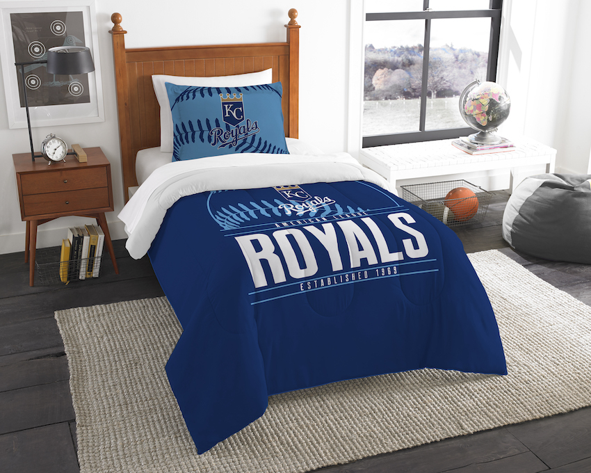 Kansas City Royals Twin Comforter Set with Sham