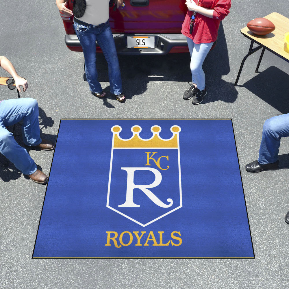 Kansas City Royals MLBCC Vintage TAILGATER 60 x 72 Rug Throwback Logo