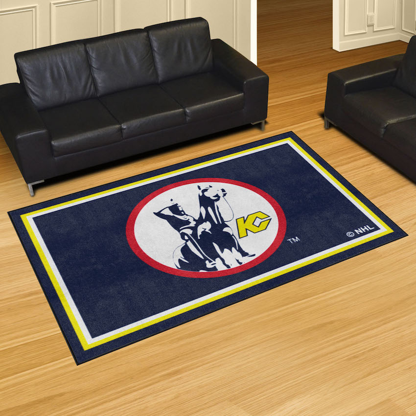 Kansas City Scouts Vintage 5x8 Area Rug - Throwback Logo