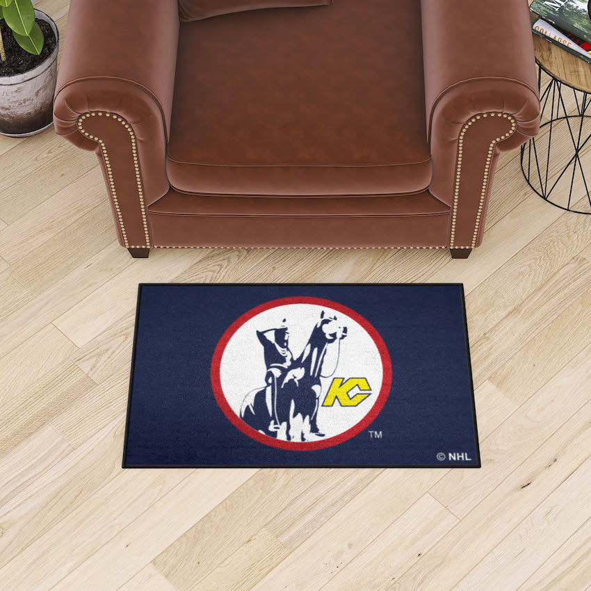 Kansas City Scouts Vintage 20 x 30 STARTER Floor Mat - Throwback NAME