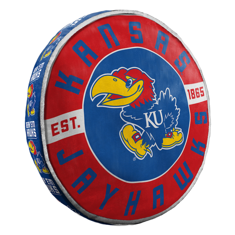 Kansas Jayhawks Travel Cloud Pillow - 15 inch