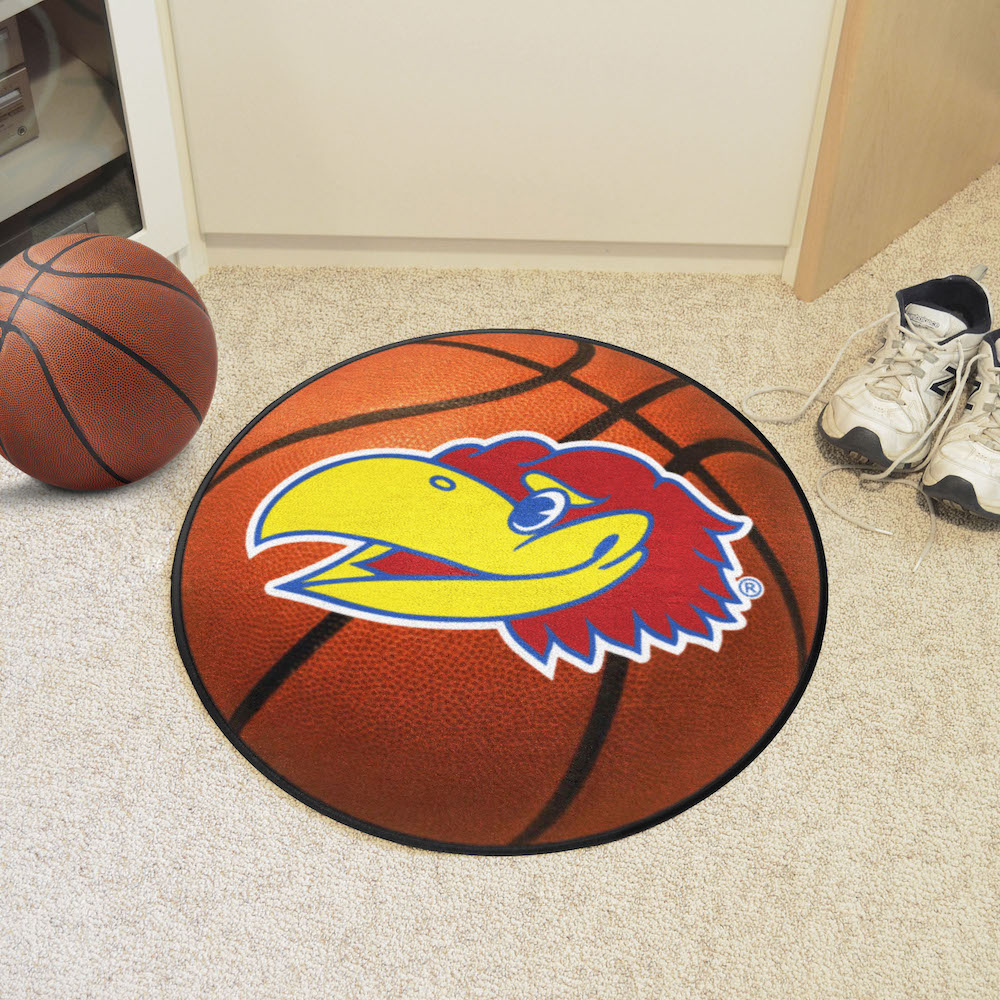 Kansas Jayhawks BASKETBALL Mat - 2nd Logo