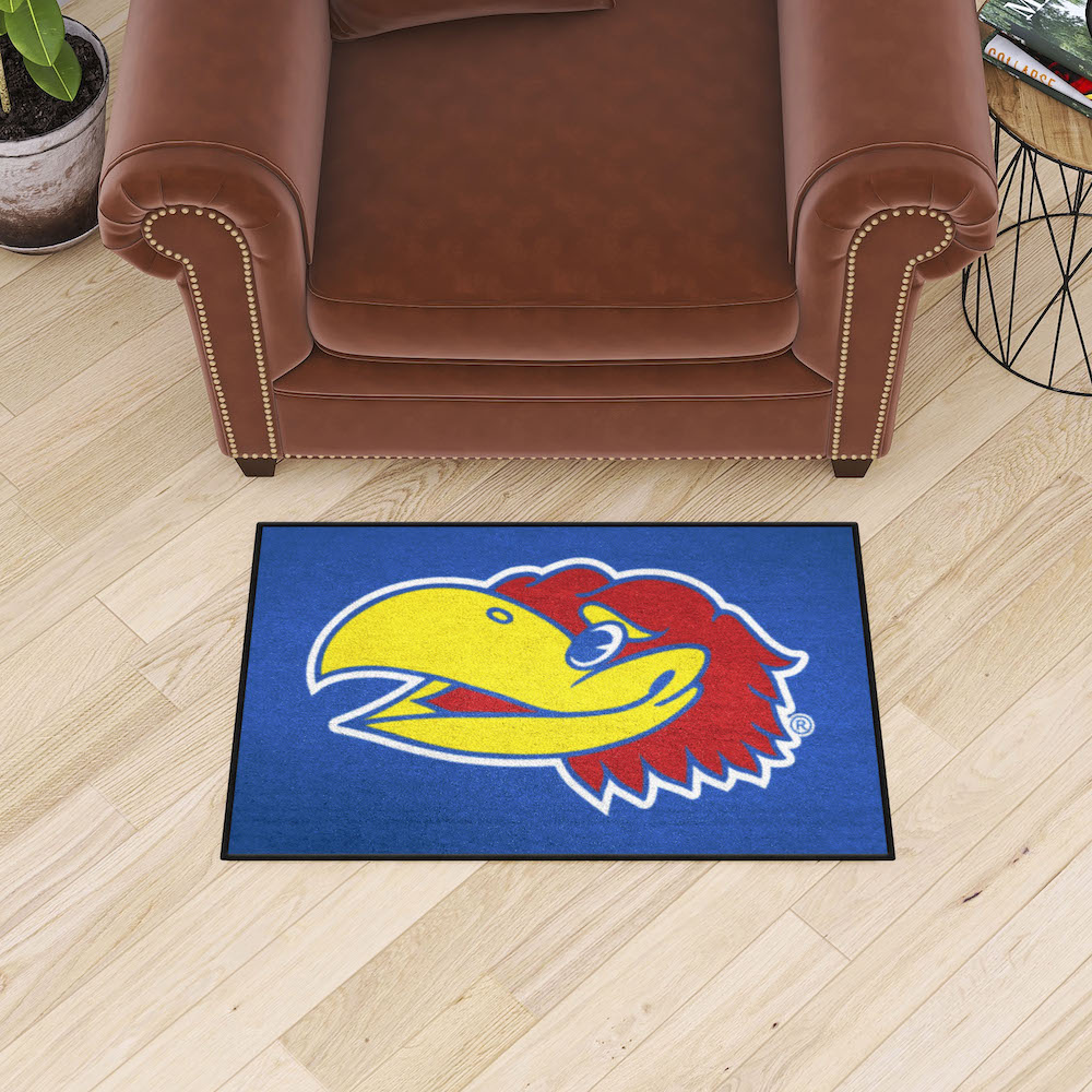 Kansas Jayhawks 20 x 30 STARTER Floor Mat - 2nd Logo