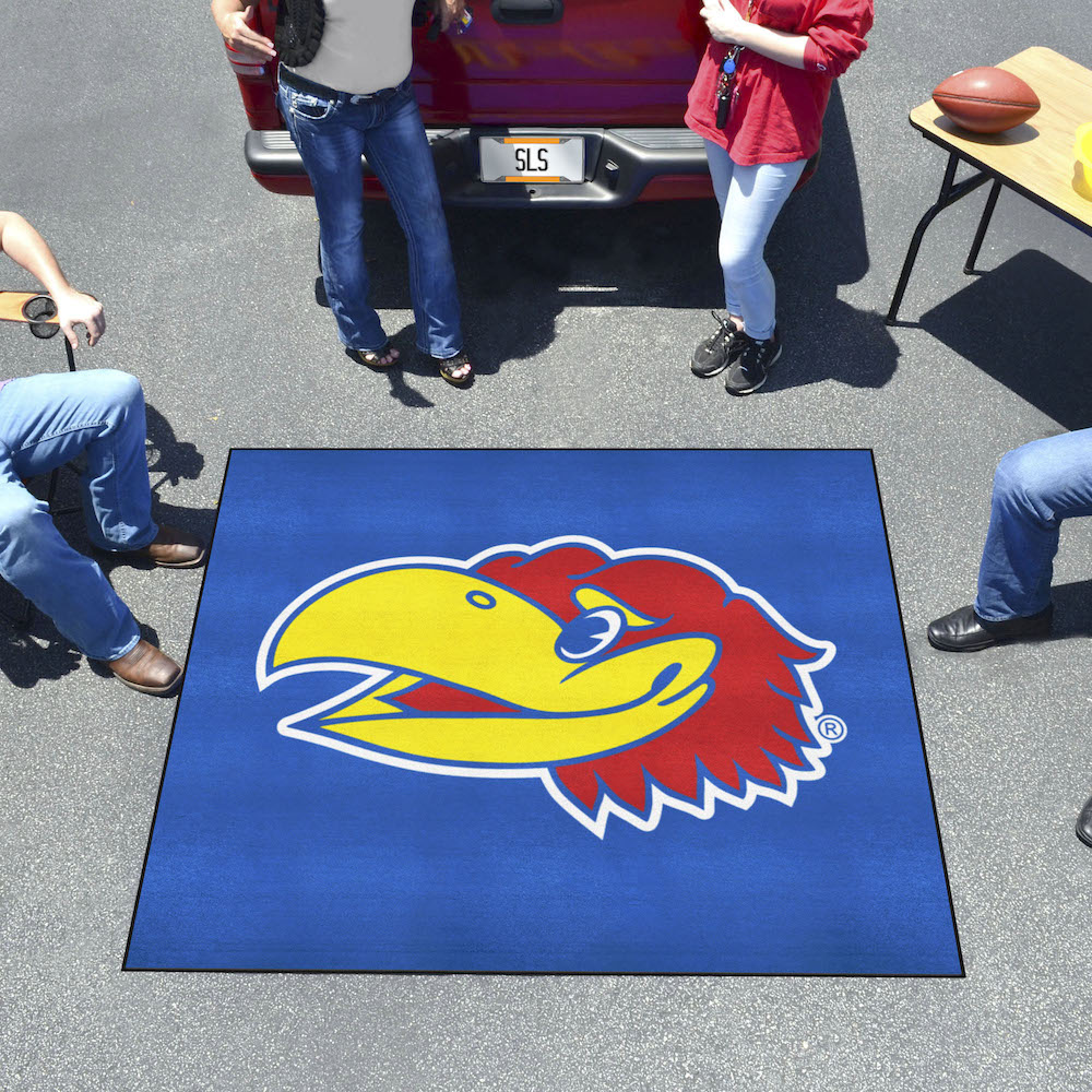 Kansas Jayhawks TAILGATER 60 x 72 Rug - 2nd Logo