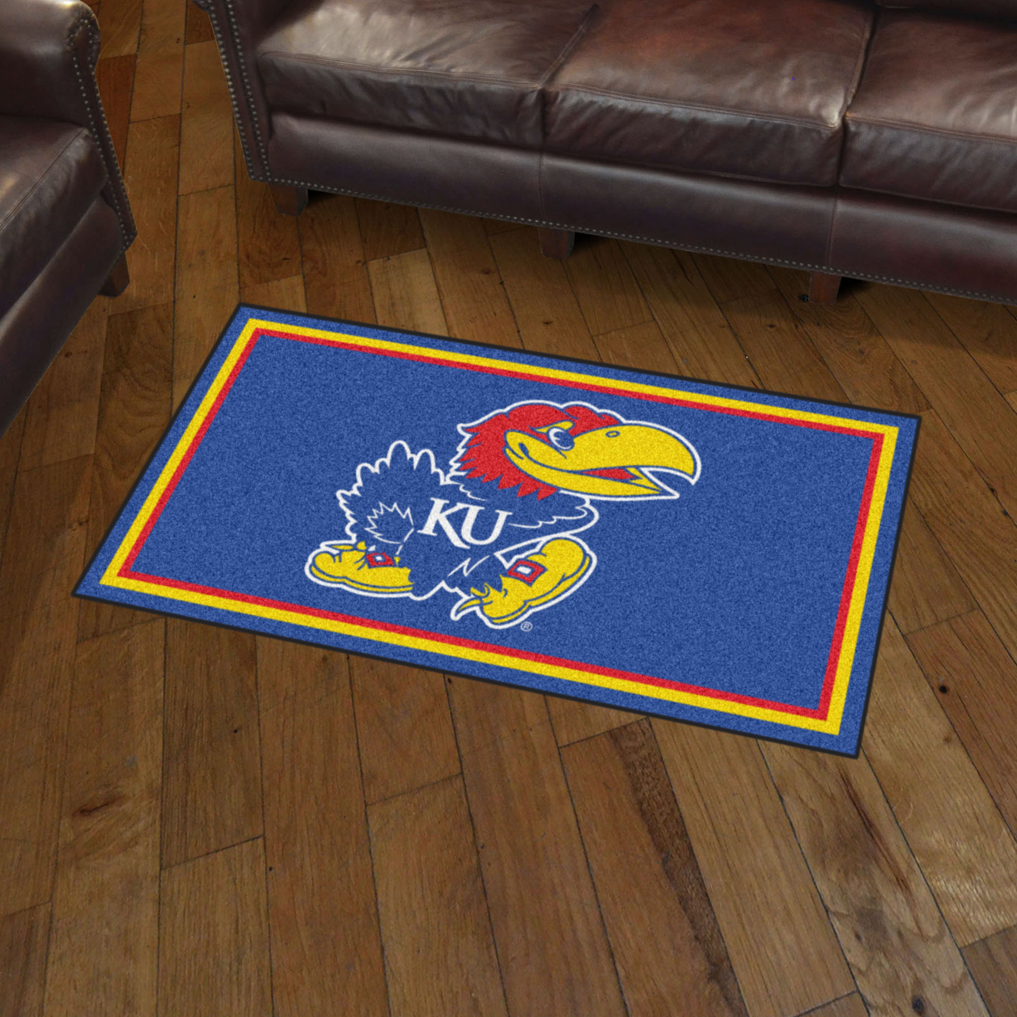 Kansas Jayhawks 3x5 Area Rug