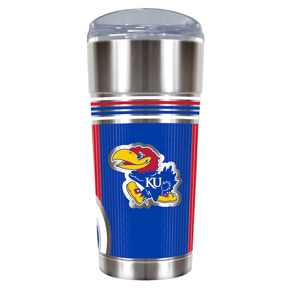 Kansas Jayhawks COOL VIBES 24 oz Eagle Travel Tumbler