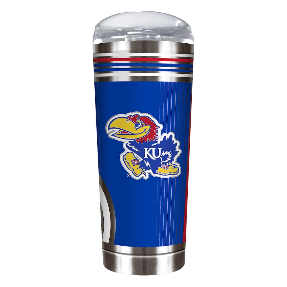 Kansas Jayhawks COOL VIBES 18 oz Roadie Travel Tumbler