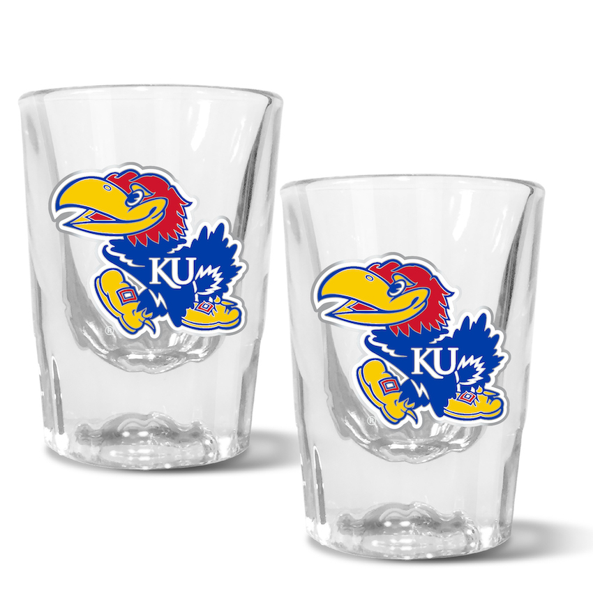 Kansas Jayhawks 2pc Prism Shot Set